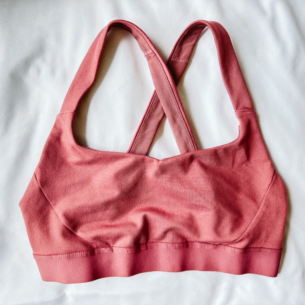 Patagonia Women's Switchback Sports Bra Pink - Size Small